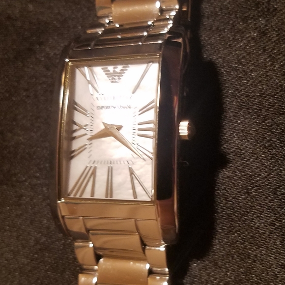 Emporio Armani Mother of Pearl Watch AR2037 - Picture 3 of 4